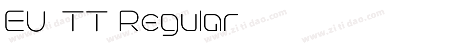EU-TT Regular字体转换